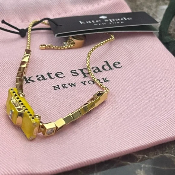 Kate Spade New York Novelty Hit The City Taxi Slider Bracelet - Picture 9 of 16